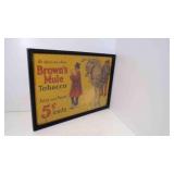 Antique Original Framed Paper Advertisement