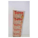 5 Vintage Tintex All Fabric Tints & Dyes Boxes