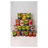 Vintage Grocery Store Canned Food Goods Display