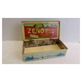 Antique Zeno Chewing Gum Metal Tin Empty Box