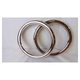 Pair Of Vintage Ford Model T-6575-N Headlight Rims