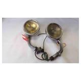 Pair Of Vintage Ford Model A Deluxe Cowl Lights