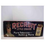 OLD Vintage Recruit Little Cigars Soldier Graphic