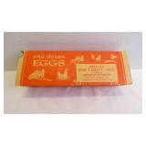 Vintage One Dozen Jumbo Eggs Cardboard Carton