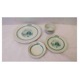 4 Vintage Shenago China Ford Motor Chinaware