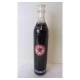 Antique 14" Texaco Motor Oil Glass Sample Bottle