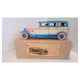 Vintage German Made Wind Up Tin Limousine Toy