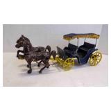 Vintage Cast Iron "Surrey Carriage" Complete Set