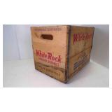 Vintage Wooden White Rock Sparkling Beverages