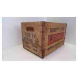 Vintage Whistle Orange Soda Wooden Crate by Purity