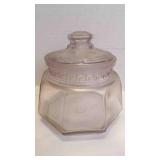 Antique (EAPG) 5" Tall Clear Glass Storage Jar