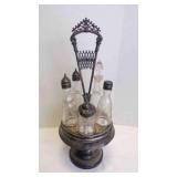 Antique Victorian Quadruple Cruet Caster Set