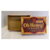 Vintage "Oh Henry!" Candy Bar Display Empty Box