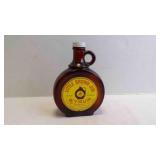 Vintage Amber Glass Little Brown Jug Syrup Bottle