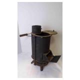 Antique Cast Iron Tinsmith Soldering Heater Stove