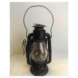 Antique Dietz Junior Wagon Lantern - Black Painted