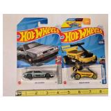 2 Hot Wheels models