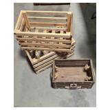 3 wooden crates