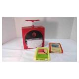 8 track Panasonic player and 2 8 track tapes