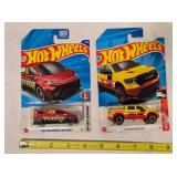 2 Hot Wheels models