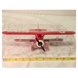1931 Stearman Biplane Die cast metal coin bank