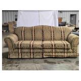 Large camelback sofa, 94" long, 39" tall, 36" deep