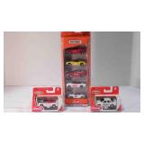 3 boxed Matchbox Coca-Cola Mattel wheels