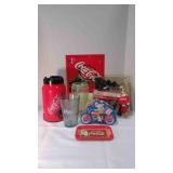 Coca-Cola Xmas light set; light up night light