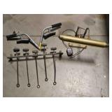Metal candle holder, table top lamp & handle bars