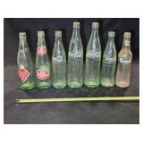 7 Vintage Pop Bottles