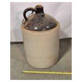 Antique stoneware crock jug