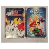 2 Disney VHS tapes