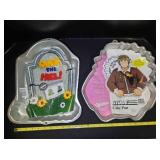 2 vintage Wilton Cake Pans; Happy Birthday GI Joe