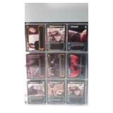binder of 180 Star Trek cards