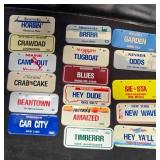 States promo mini-plates, 5"x2ï¿½"