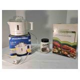 Juicit Citrus Juicer, Cook book & candle holder