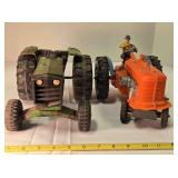2 vintage tractor toys
