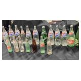 11 - 32 oz Pepsi, Dr. Pepper, Sprite bottles