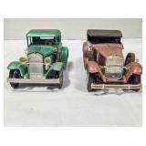 2 Hubley die-cast model cars