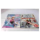2 Ultimate Sticker book Star Wars &Frozen