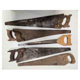 5 Vintage hand saws