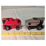 Gleaner R-52 & Case IH Axial Flow combines
