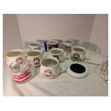 Gibson soup mugs, candle warmer & coffee cups