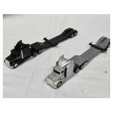 2 ERTL John Deere tractor-trailer vehicle carriers