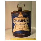 Vintage Champlin Oil Can, 5 gallons