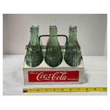 Vintage Coca-Cola aluminum 6-pack bottle carrier