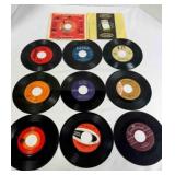 11 Vintage 45 RPM 7" vinyl records