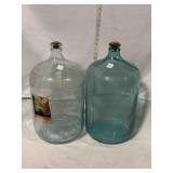 2 Five Gallon Water Bubbler Bottles