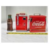 Coca-Cola memorabilia; Cooler w/Earl Grey tea