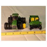 2 ERTL John Deere models, 4" length
